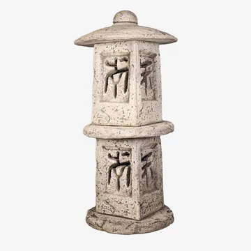  Négy égtáj kültéri lámpás, kerek (dupla)