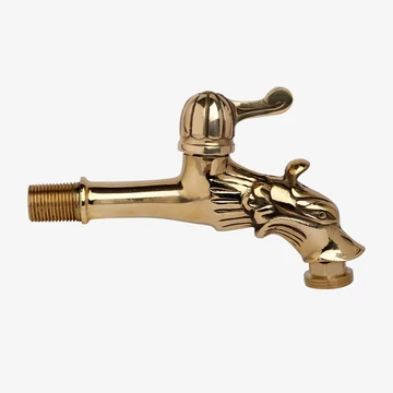 Félfordítós réz csap ½” – oroszlános