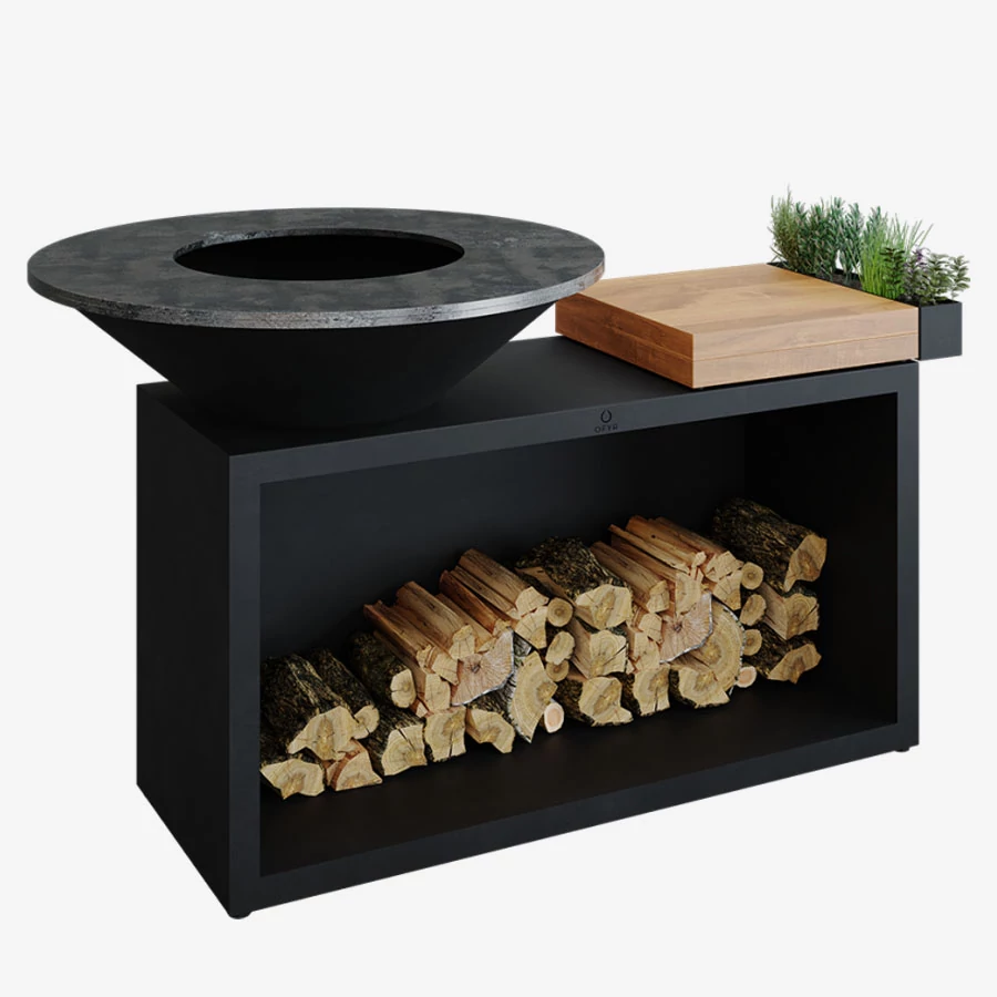OFYR – Island Black 100-100 fatárolóval és vágódeszkával